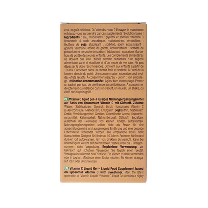 Purasana Vitamin C liquid gelstick 10ml 15.00 Stuks