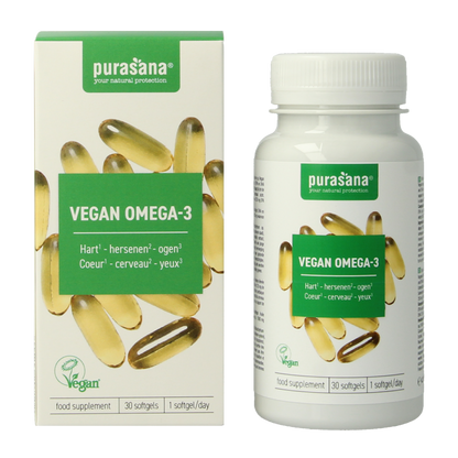 Purasana Vegan omega-3 algenolie 30 Softgels