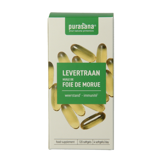 Purasana Levertraan 120 Softgels