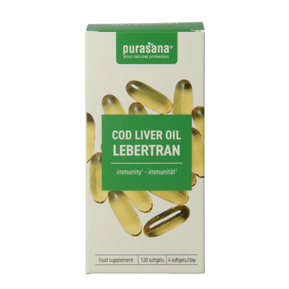 Purasana Levertraan 120 Softgels