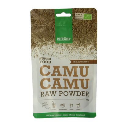 Purasana Camu Camu poeder vegan bio 100 Gram