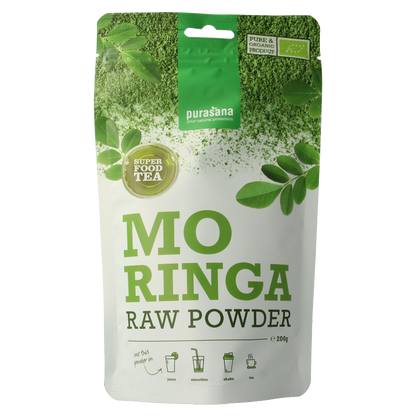 Purasana Moringa poeder vegan bio 200 Gram