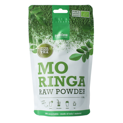 Purasana Moringa poeder vegan bio 200.00 Gram