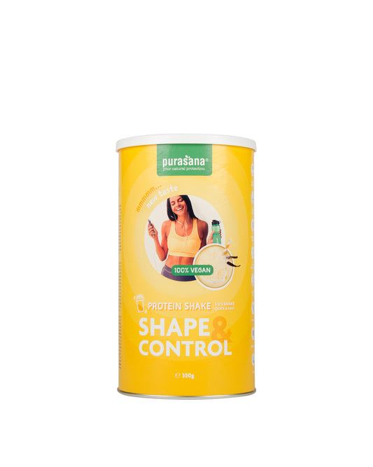 Purasana Shape & control proteine shake vanilla vegan 350.00 Gram
