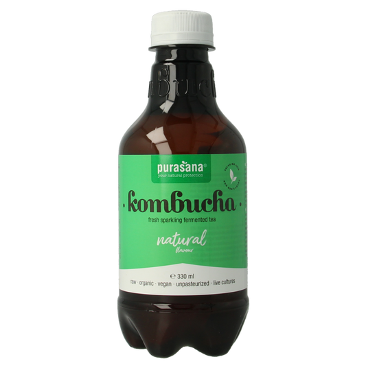 Purasana Kombucha natural vegan bio 330 Milliliter