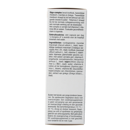 Fytostar Giga complex knoflook 80 Capsules