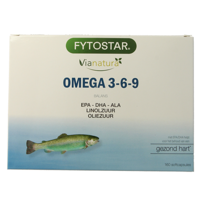 Fytostar Vianatura Omega 3-6-9 160.00 Capsules