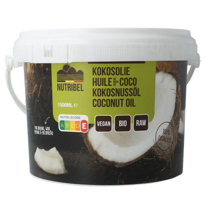 Nutribel Kokosolie geurloos bio 1500.00 Milliliter
