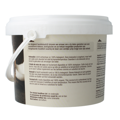 Nutribel Kokosolie geurloos bio 1500.00 Milliliter