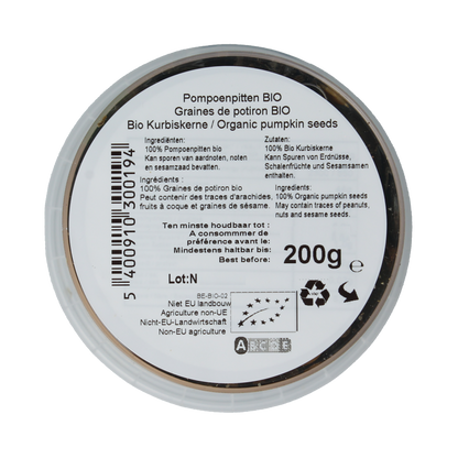 Nutribel Pompoenpitten bio 200 Gram
