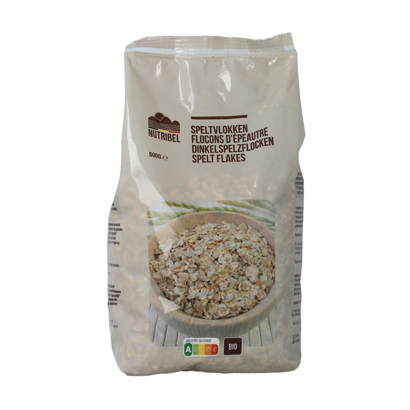 Nutribel Speltvlokken bio 500 Gram