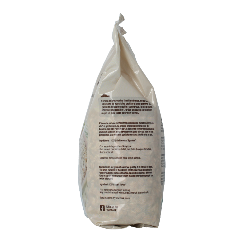 Nutribel Speltvlokken bio 500 Gram