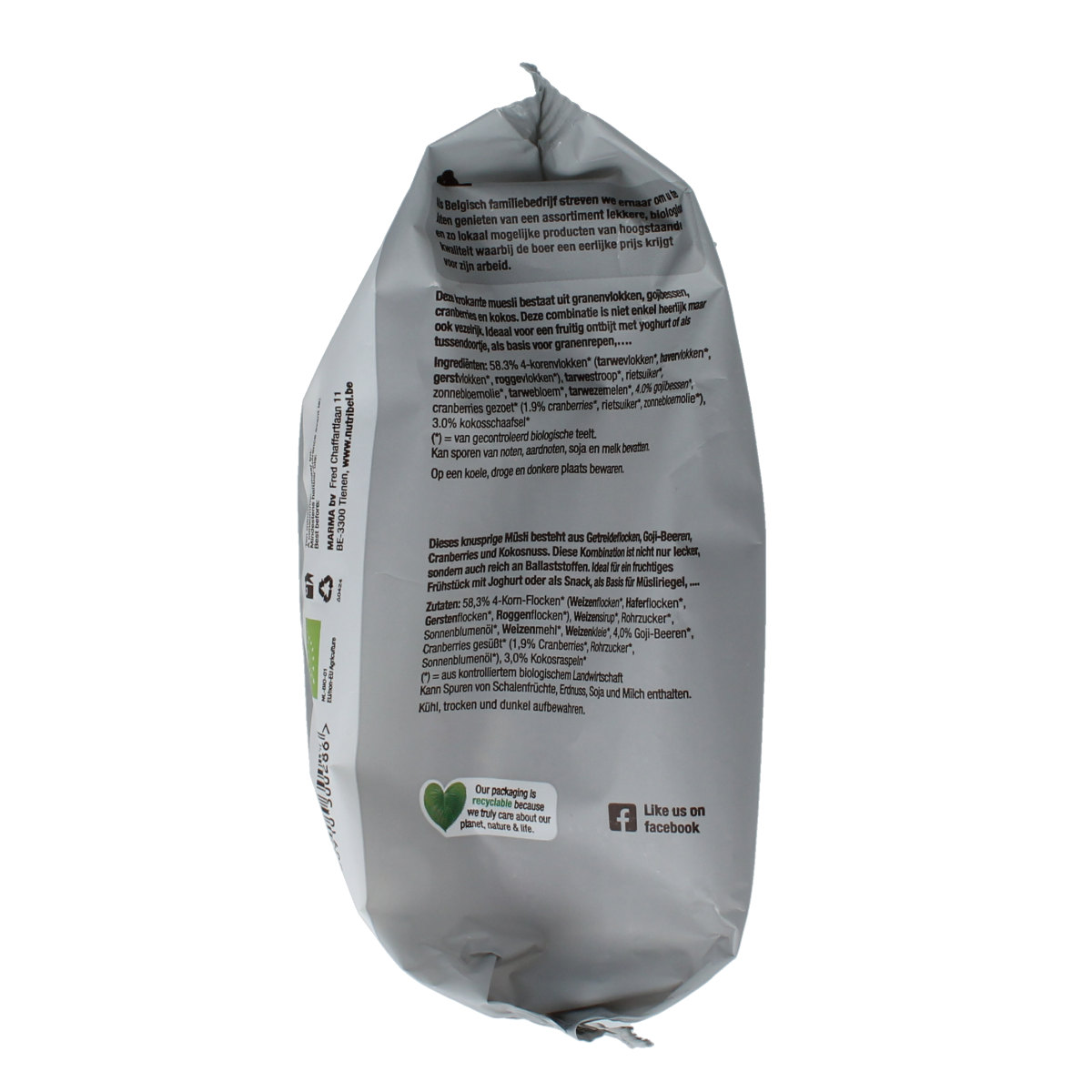 Nutribel Muesli krokant superfood bio 500.00 Gram