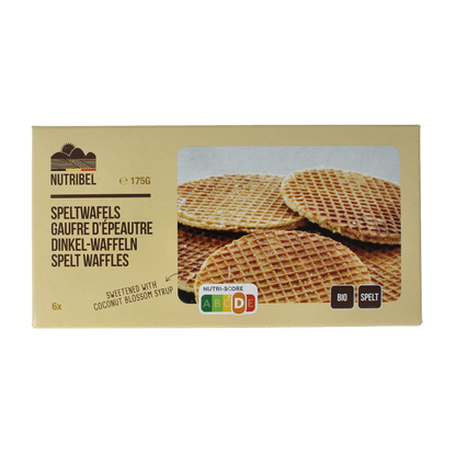 Nutribel Spelt wafel bio 175 Gram
