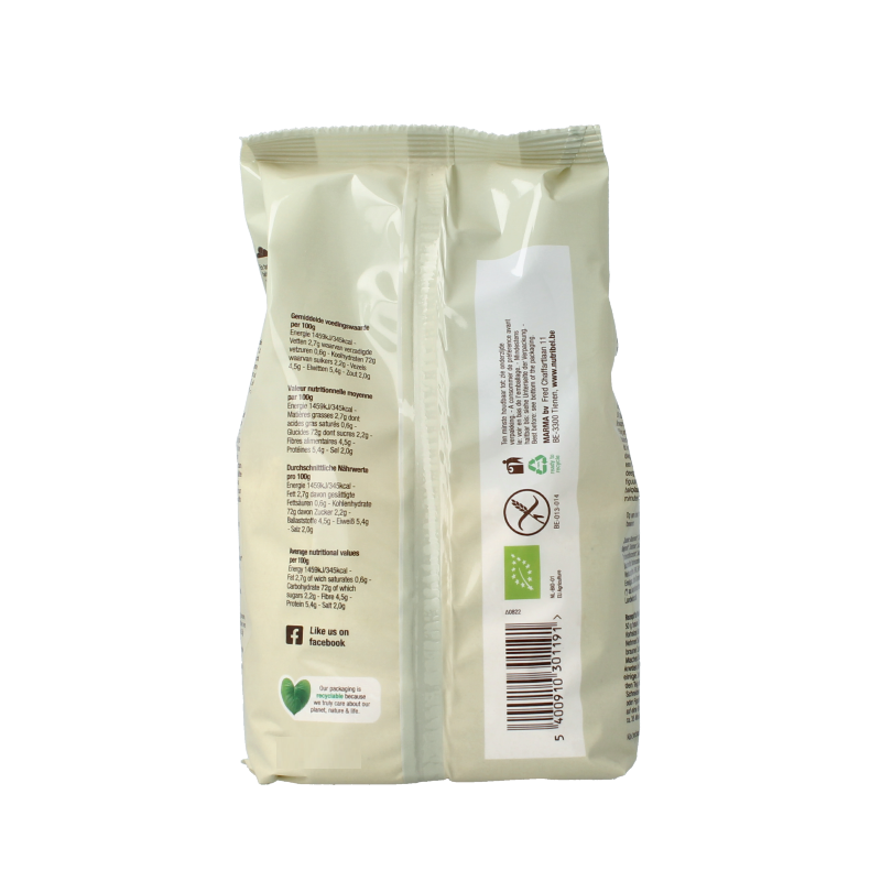 Nutribel Bakmix universeel glutenvrij bio 450 Gram