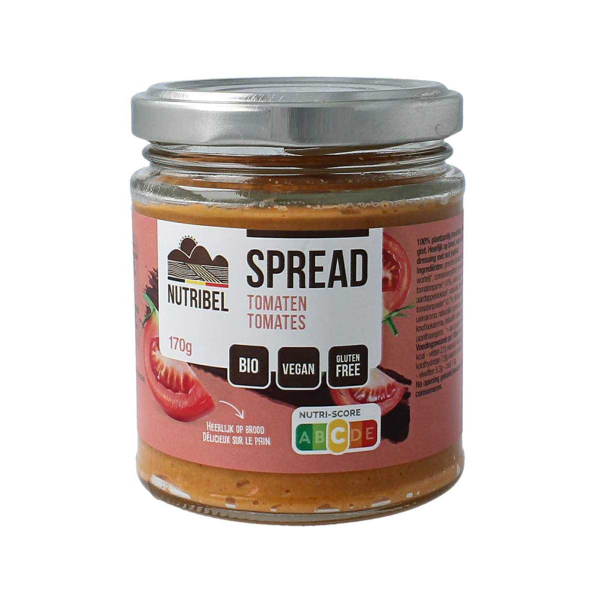 Nutribel Tomaten spread glutenvrij bio 190.00 Milliliter