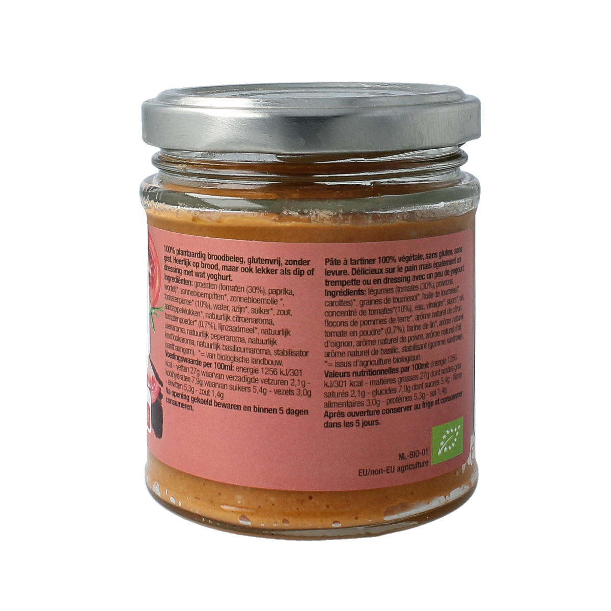 Nutribel Tomaten spread glutenvrij bio 190.00 Milliliter