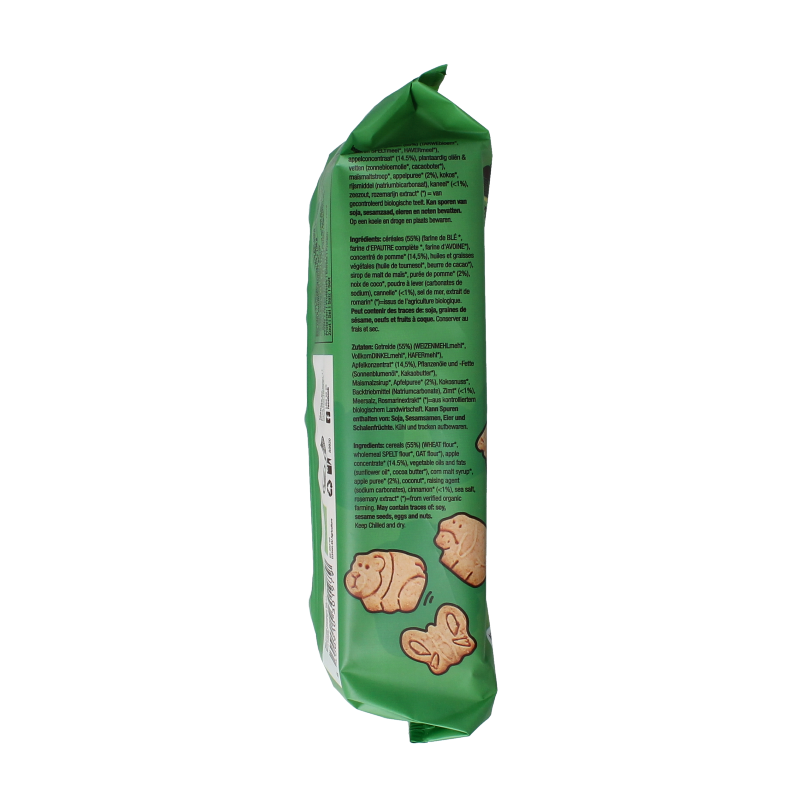 Nutribel Kinderkoekjes appel kaneel bio 140 Gram
