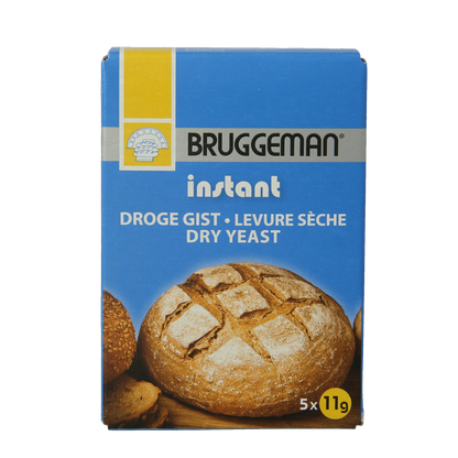 Bruggeman Instant gist (5 x 11 gram) 55.00 Gram