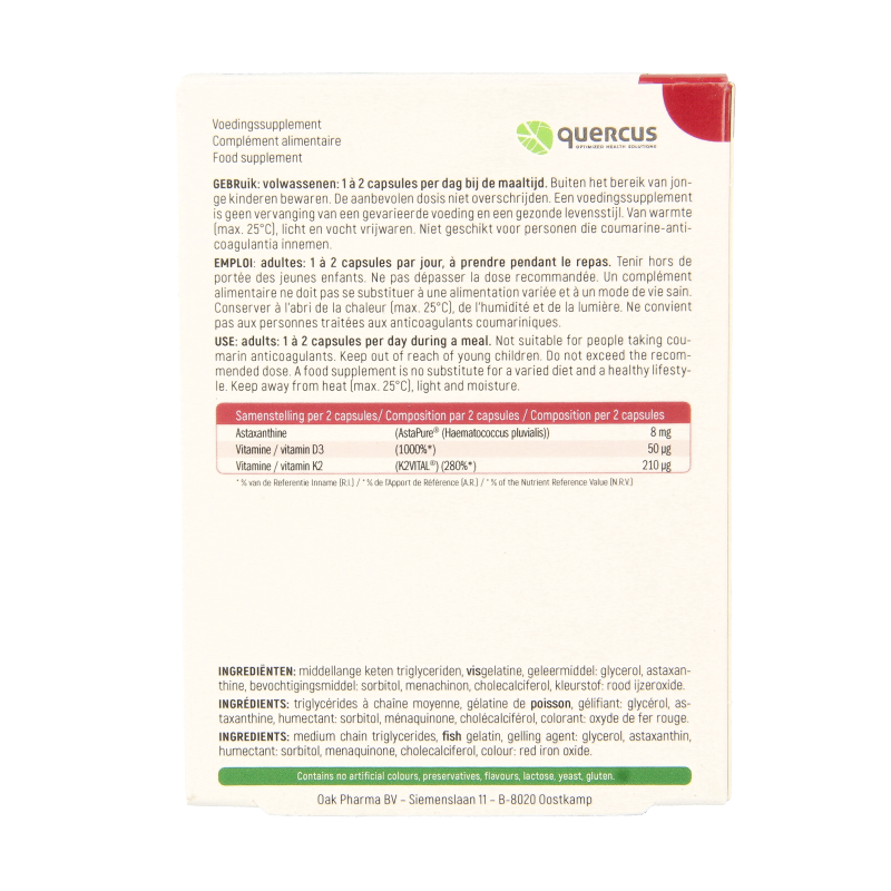 Quercus Astapure 60 Capsules