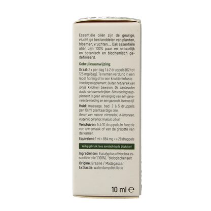 Oak Citroeneucalyptus bio 10.00 Milliliter