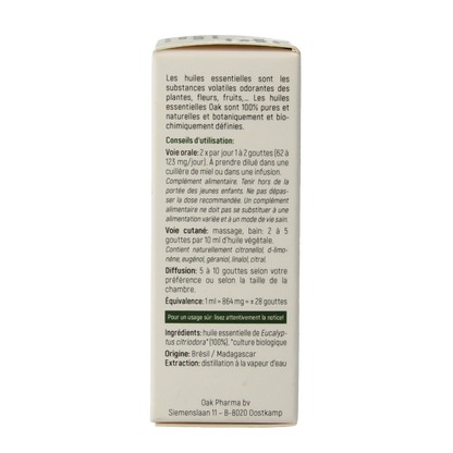 Oak Citroeneucalyptus bio 10 Milliliter