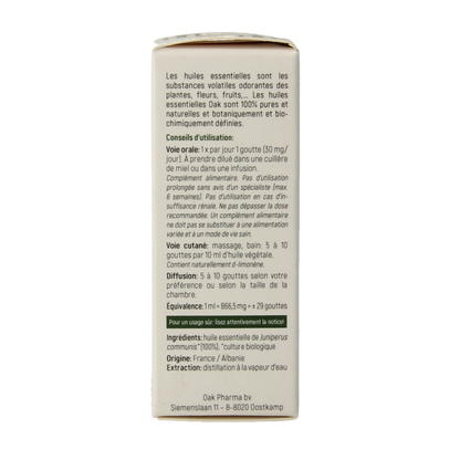 Oak Jeneverbes bio 10 Milliliter