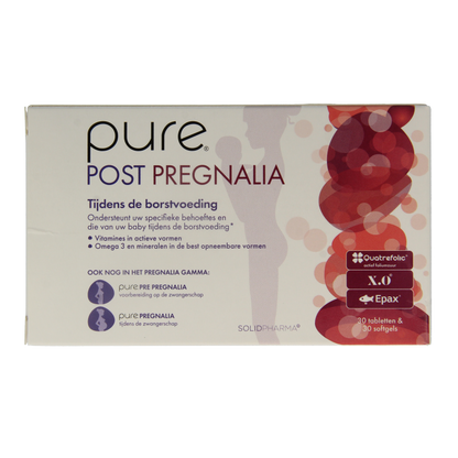 Pure Post pregnalia 30 tabletten & 30 softgels 60 Stuks