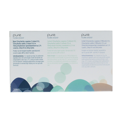 Pure Pure flora digest 30.00 Capsules