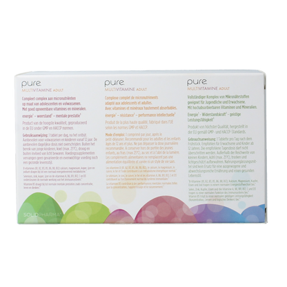 Pure Multivitamine volwassenen 60 Tabletten