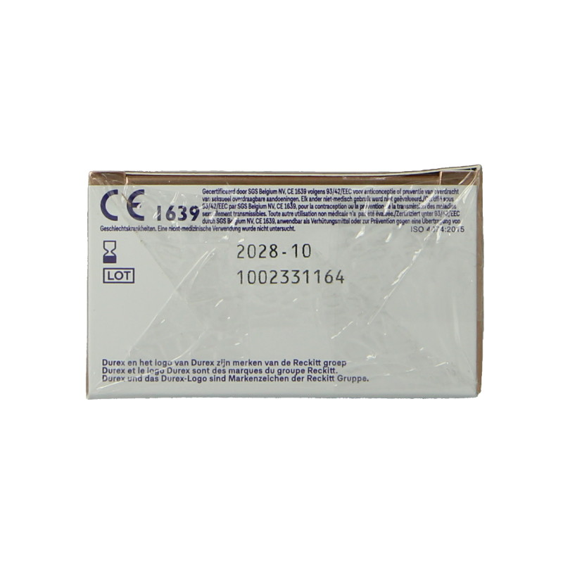 Durex Nude extra lube condooms 10 Stuks