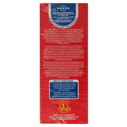 Durex Condooms sexy strawberry 20 Stuks