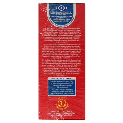 Durex Condooms sexy strawberry 20.00 Stuks