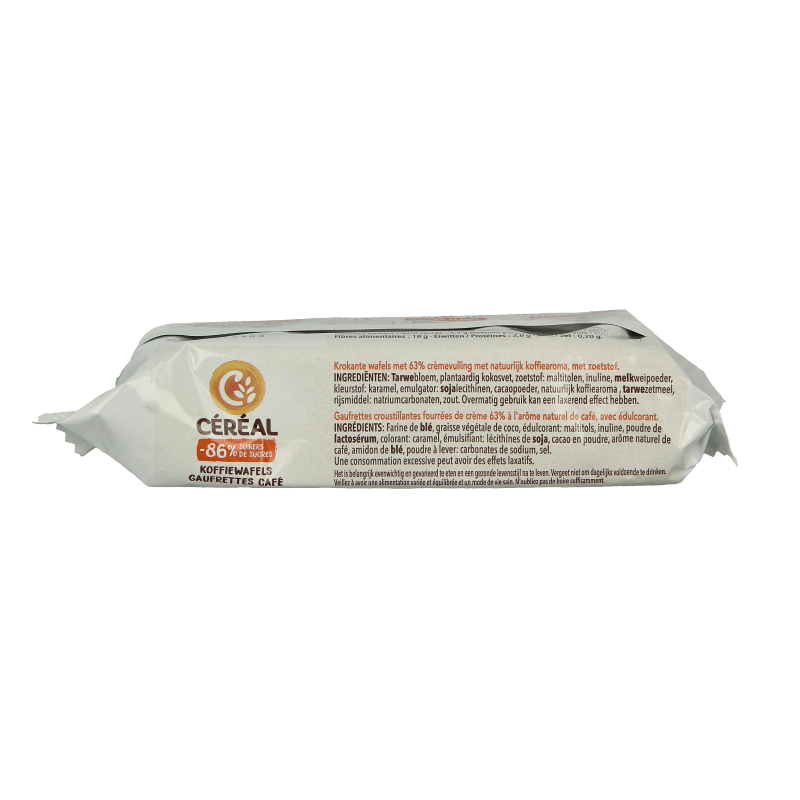 Cereal Koffiewafels minder suiker maltitol 90 Gram