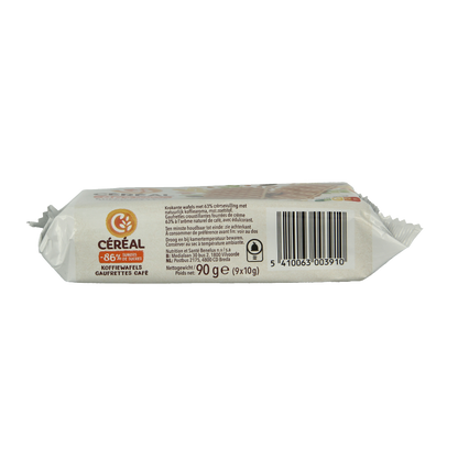Cereal Koffiewafels minder suiker maltitol 90 Gram