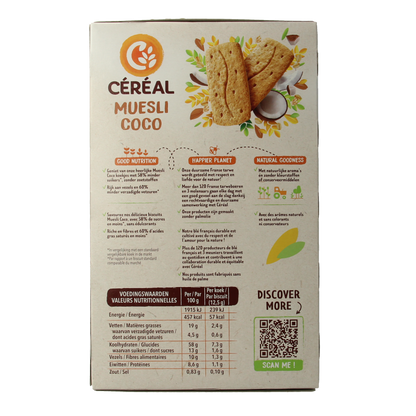 Cereal Koekjes muesli/cocos 200 Gram