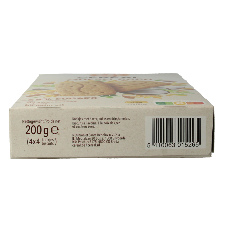 Cereal Koekjes muesli/cocos 200 Gram