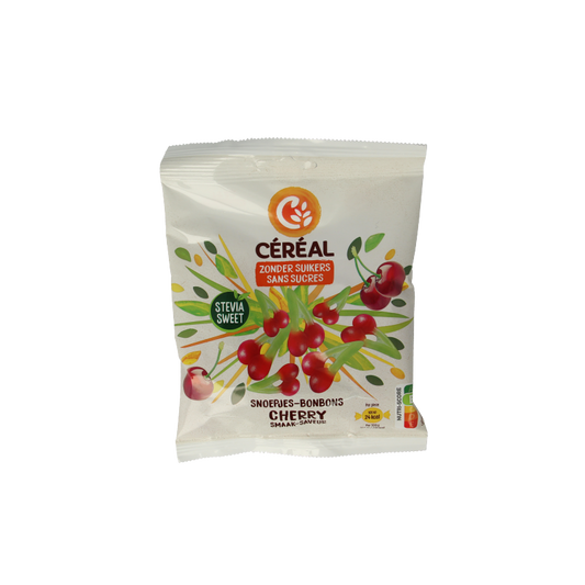 Cereal Snoep kersen stevia 120 Gram