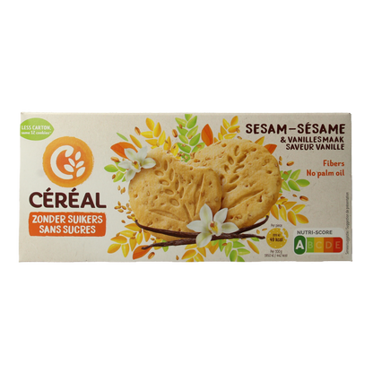 Cereal Sesam vanille koek 132 Gram