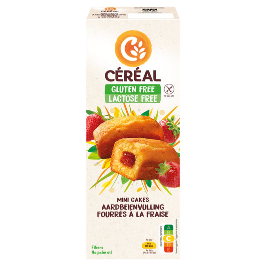 Cereal Aardbei cakeje glutenvrij 210 Gram