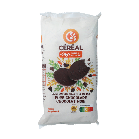 Cereal Rijstwafels pure chocolade 130 Gram