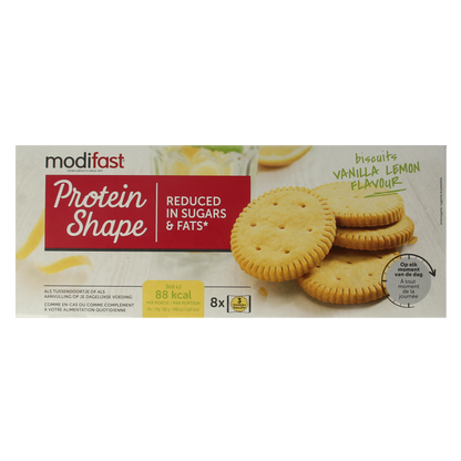 Modifast Proteine shape biscuits vanilla and lemon 156 Gram