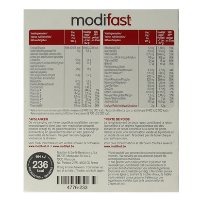 Modifast Intensive lunchbar caramel 186 Gram