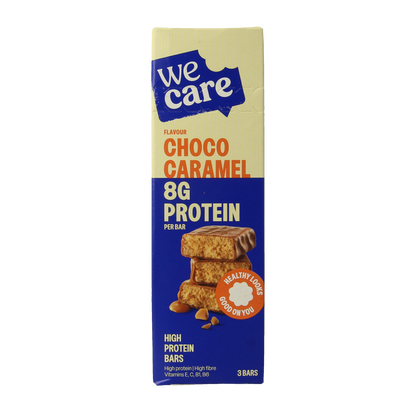 WeCare High protein bars choco caramel 81.00 Gram