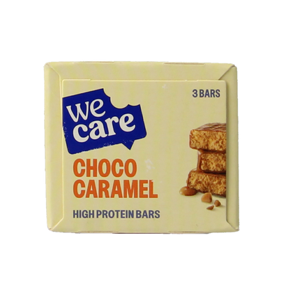 WeCare High protein bars choco caramel 81.00 Gram