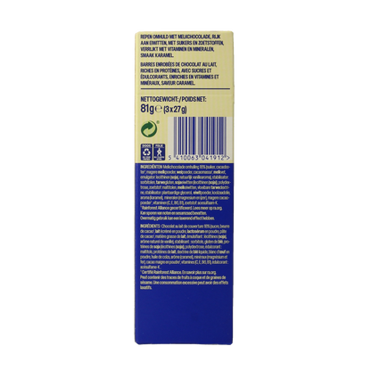WeCare High protein bars choco caramel 81.00 Gram