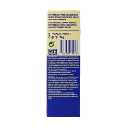 WeCare High protein bars chocolate 81 Gram