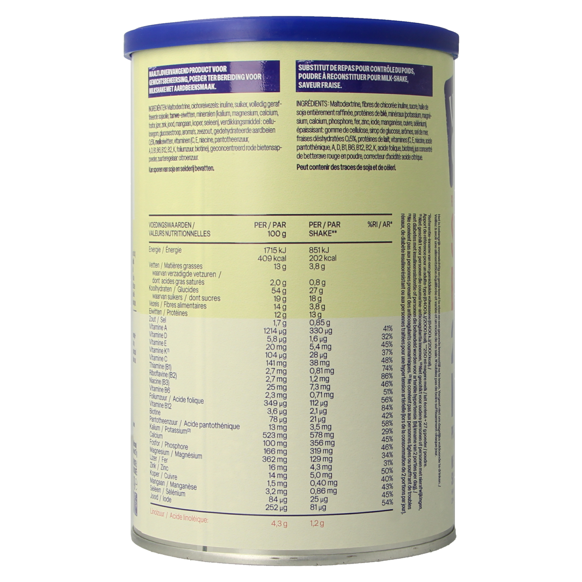 WeCare Meal replacement shake strawberry 436.00 Gram