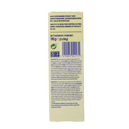 WeCare Meal replacement bars peanut nougat 116.00 Gram