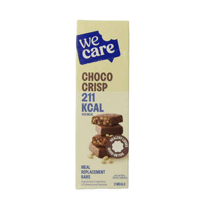WeCare Meal replacement bars choco crisp 116 Gram